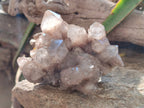 Natural Phantom Smokey Quartz Clusters x 2 From Luena, Congo - Toprock Gemstones and Minerals 