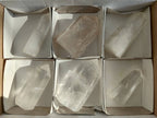 Polished Clear Quartz Crystals x 6 From Madagascar - Toprock Gemstones and Minerals 