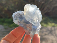 Natural Celestite Specimens x 6 From Sakoany, Madagascar