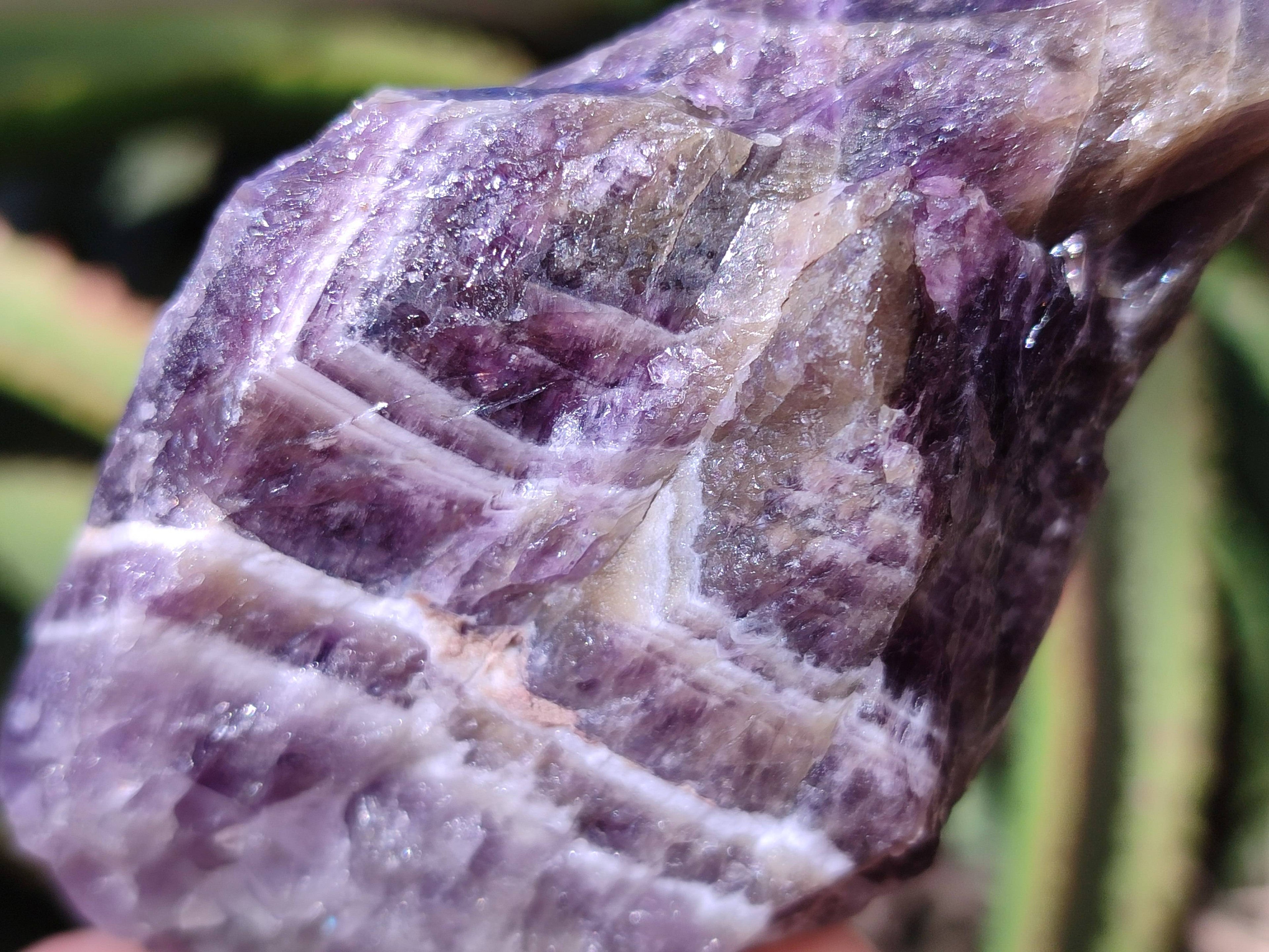 Natural Chevron Amethyst Specimens x 24 from Zambia - Toprock Gemstones and Minerals 