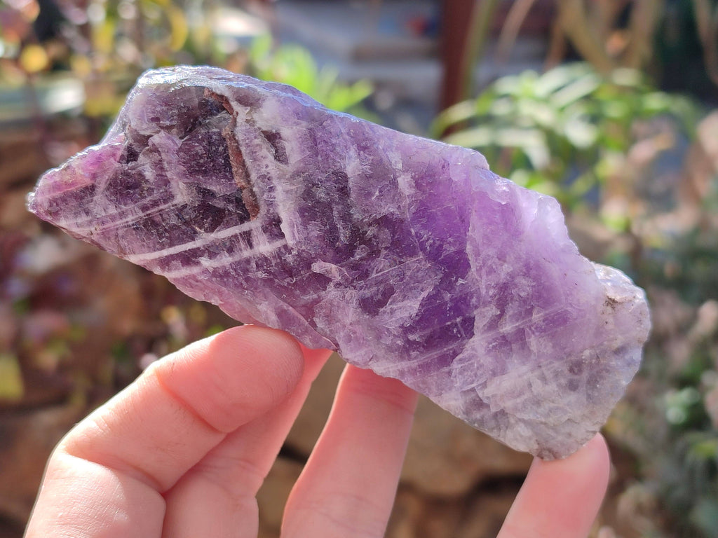 Natural Chevron Amethyst Specimens x 24 from Zambia - Toprock Gemstones and Minerals 