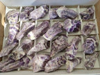 Natural Chevron Amethyst Specimens x 24 from Zambia - Toprock Gemstones and Minerals 