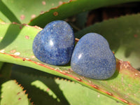 Polished Mini Lazulite Hearts x 35 From Madagascar