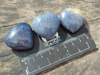 Polished Mini Lazulite Hearts x 35 From Madagascar - Toprock Gemstones and Minerals 