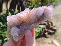 Natural Amethyst Spirit Quartz Clusters x 4 From South Africa