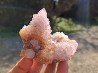 Natural Amethyst Spirit Quartz Clusters x 4 From South Africa
