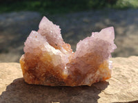 Natural Amethyst Spirit Quartz Clusters x 4 From South Africa