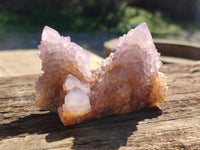 Natural Amethyst Spirit Quartz Clusters x 4 From South Africa