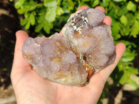 Natural Amethyst Spirit Quartz Clusters x 4 From South Africa
