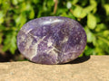 Polished Lepidolite with Pink Rubellite Palm Stones x 12 From Ambatondrazaka, Madagascar - Toprock Gemstones and Minerals 