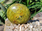 Polished Green Opal Palm Stones x 6 From Madagascar - Toprock Gemstones and Minerals 