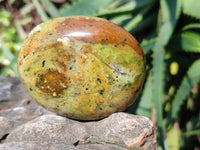 Polished Green Opal Palm Stones x 6 From Madagascar - Toprock Gemstones and Minerals 