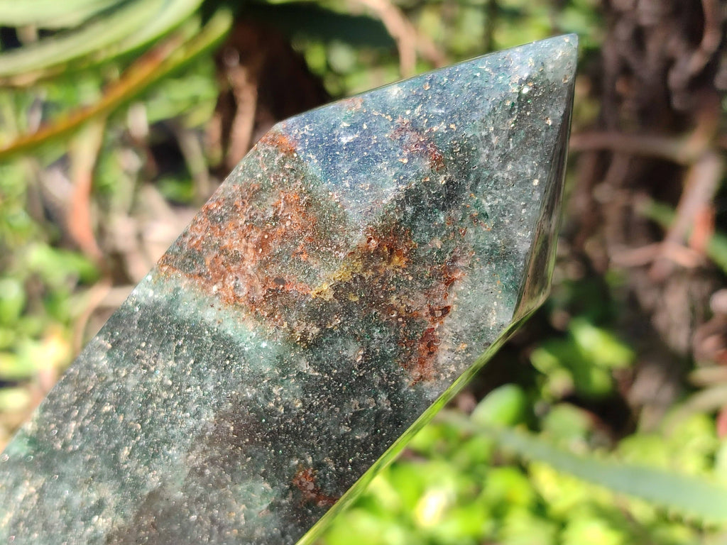 Polished Green Fuchsite Points x 4 From Madagascar - Toprock Gemstones and Minerals 