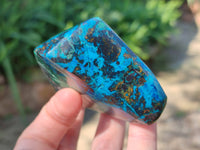 Polished Shattuckite Free Forms x 6 From Kaokoveld, Namibia