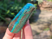 Polished Shattuckite Free Forms x 6 From Kaokoveld, Namibia