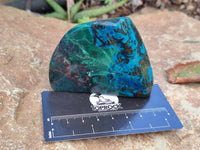 Polished Shattuckite Free Forms x 6 From Kaokoveld, Namibia