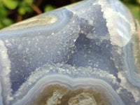 Polished Blue Lace Agate Standing Free Form x 1 From Malawi