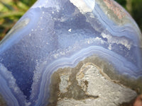 Polished Blue Lace Agate Standing Free Form x 1 From Malawi