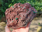 Natural Ball Malachite On Dolomite Matrix Specimen x 1 From Kambove, Congo - Toprock Gemstones and Minerals 