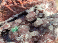 Natural Ball Malachite On Dolomite Matrix Specimen x 1 From Kambove, Congo