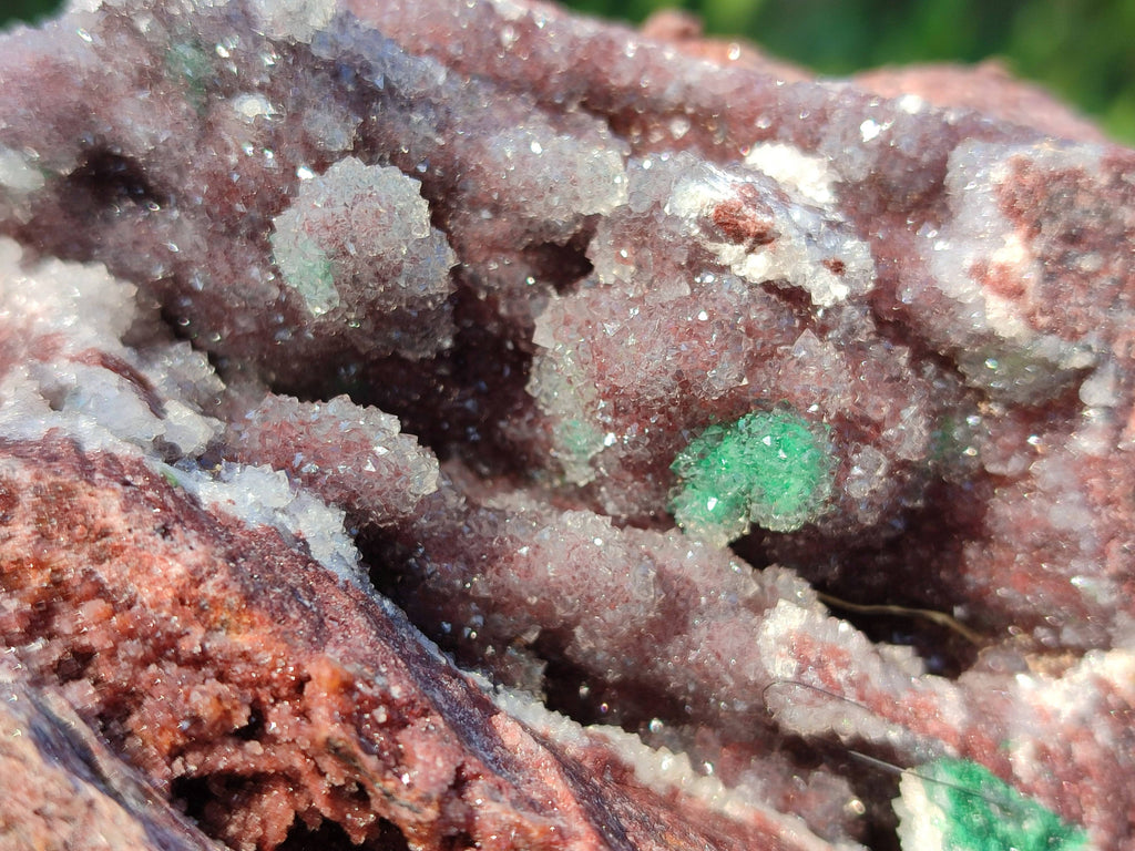 Natural Ball Malachite On Dolomite Matrix Specimen x 1 From Kambove, Congo - Toprock Gemstones and Minerals 