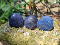 Polished Mini Lazulite Hearts x 35 From Madagascar