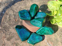 Polished Flower Banded Malachite Free Forms x 70 From Congo - Toprock Gemstones and Minerals 