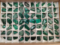 Polished Flower Banded Malachite Free Forms x 70 From Congo - Toprock Gemstones and Minerals 