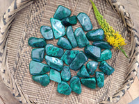 Polished Flower Banded Malachite Free Forms x 70 From Congo - Toprock Gemstones and Minerals 