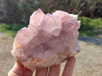 Natural Amethyst Spirit Quartz Clusters x 2 From South Africa - Toprock Gemstones and Minerals 