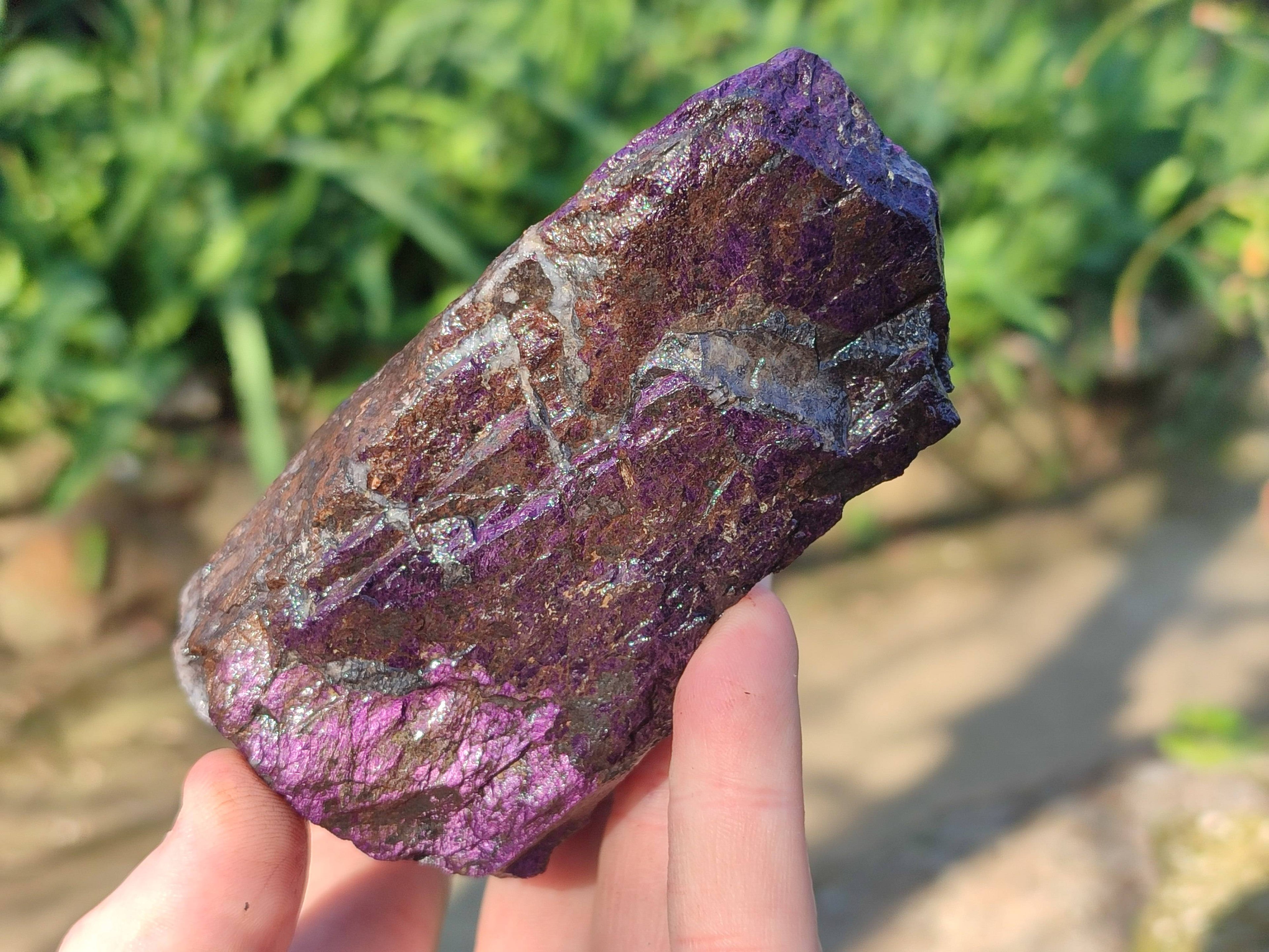 Natural Metallic Purpurite Specimens x 4 From Erongo, Namibia - Toprock Gemstones and Minerals 
