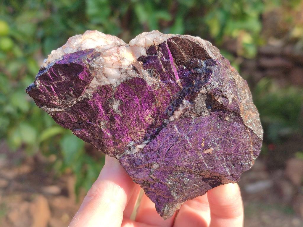 Natural Metallic Purpurite Specimens x 4 From Erongo, Namibia - Toprock Gemstones and Minerals 