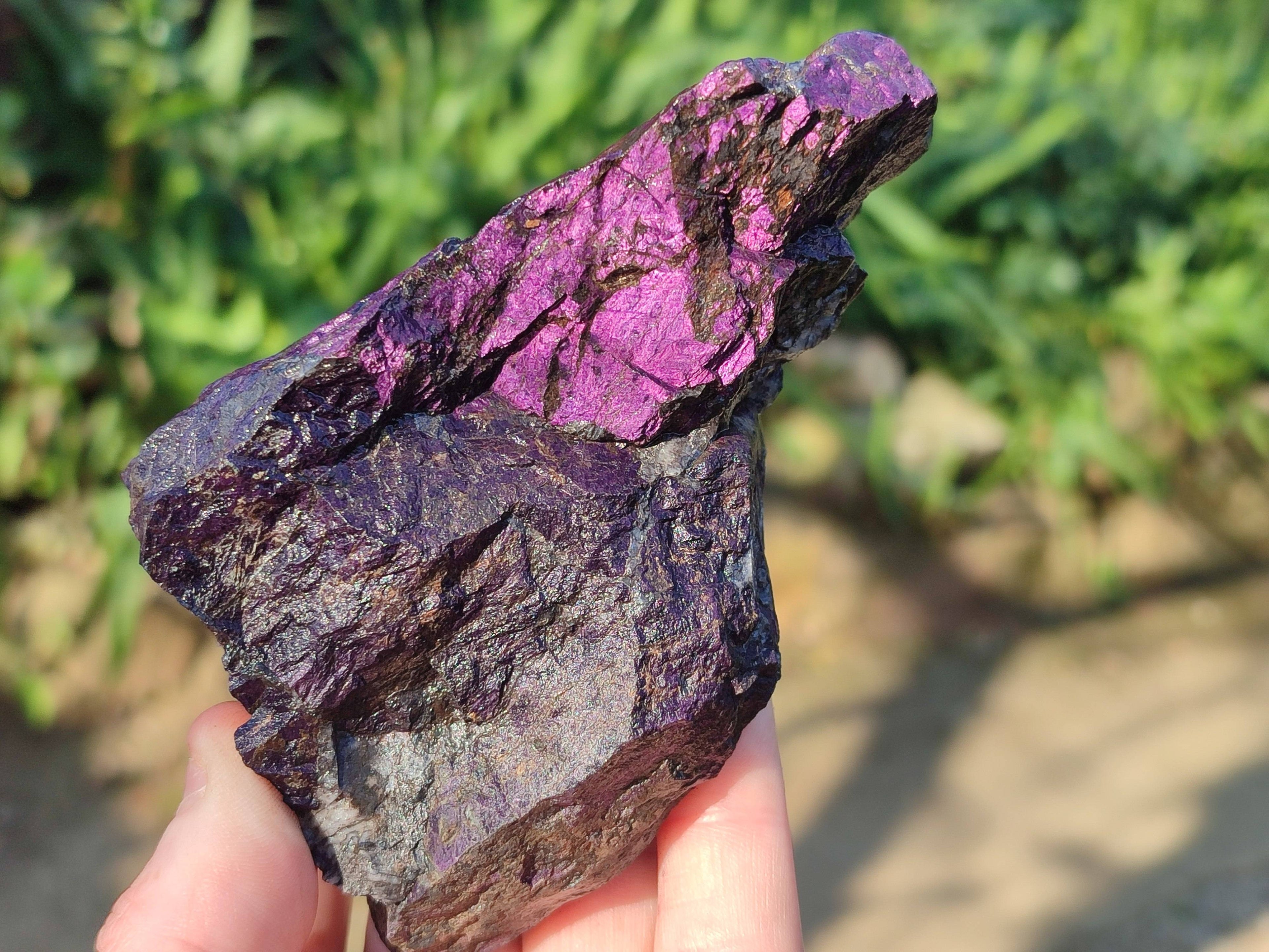 Natural Metallic Purpurite Specimens x 4 From Erongo, Namibia - Toprock Gemstones and Minerals 
