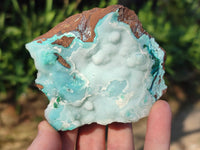 Natural Drusy Coated Chrysocolla Specimens x 3 From Lupoto Mine, Congo