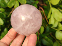 Polished Rose Quartz Spheres x 4 From Madagascar