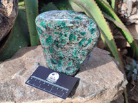Polished Emerald Mica 'Mutokolite' Standing Free Form x 1 From Mutoko, Zimbabwe