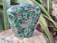 Polished Emerald Mica 'Mutokolite' Standing Free Form x 1 From Mutoko, Zimbabwe