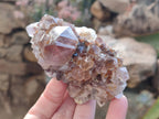 Natural Amethyst Spirit Quartz Clusters x 6 From South Africa - Toprock Gemstones and Minerals 