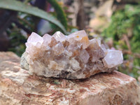 Natural Amethyst Spirit Quartz Clusters x 6 From South Africa