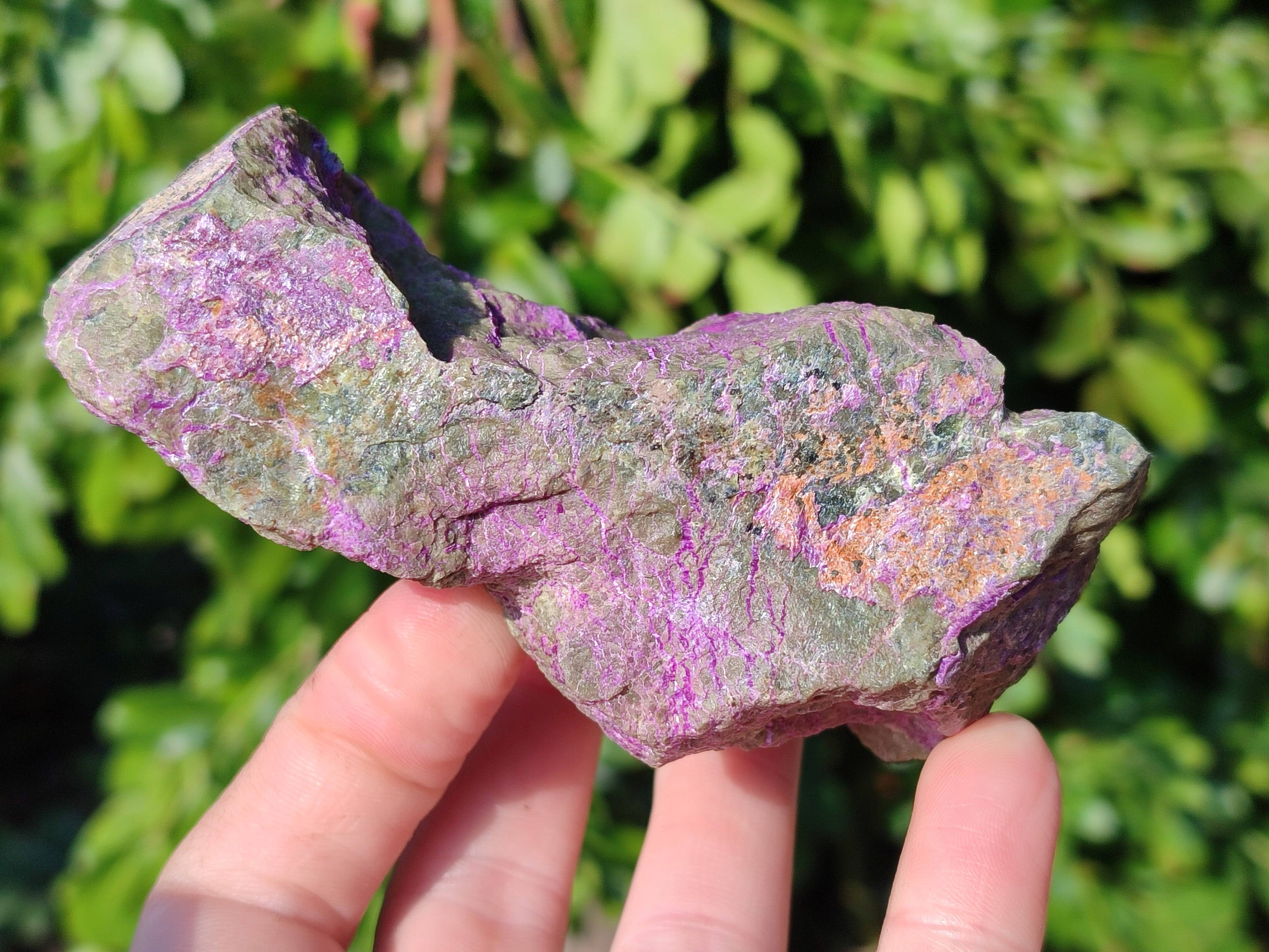 Natural Stichtite and Serpentine Specimens x 6 From Barberton, South Africa - Toprock Gemstones and Minerals 