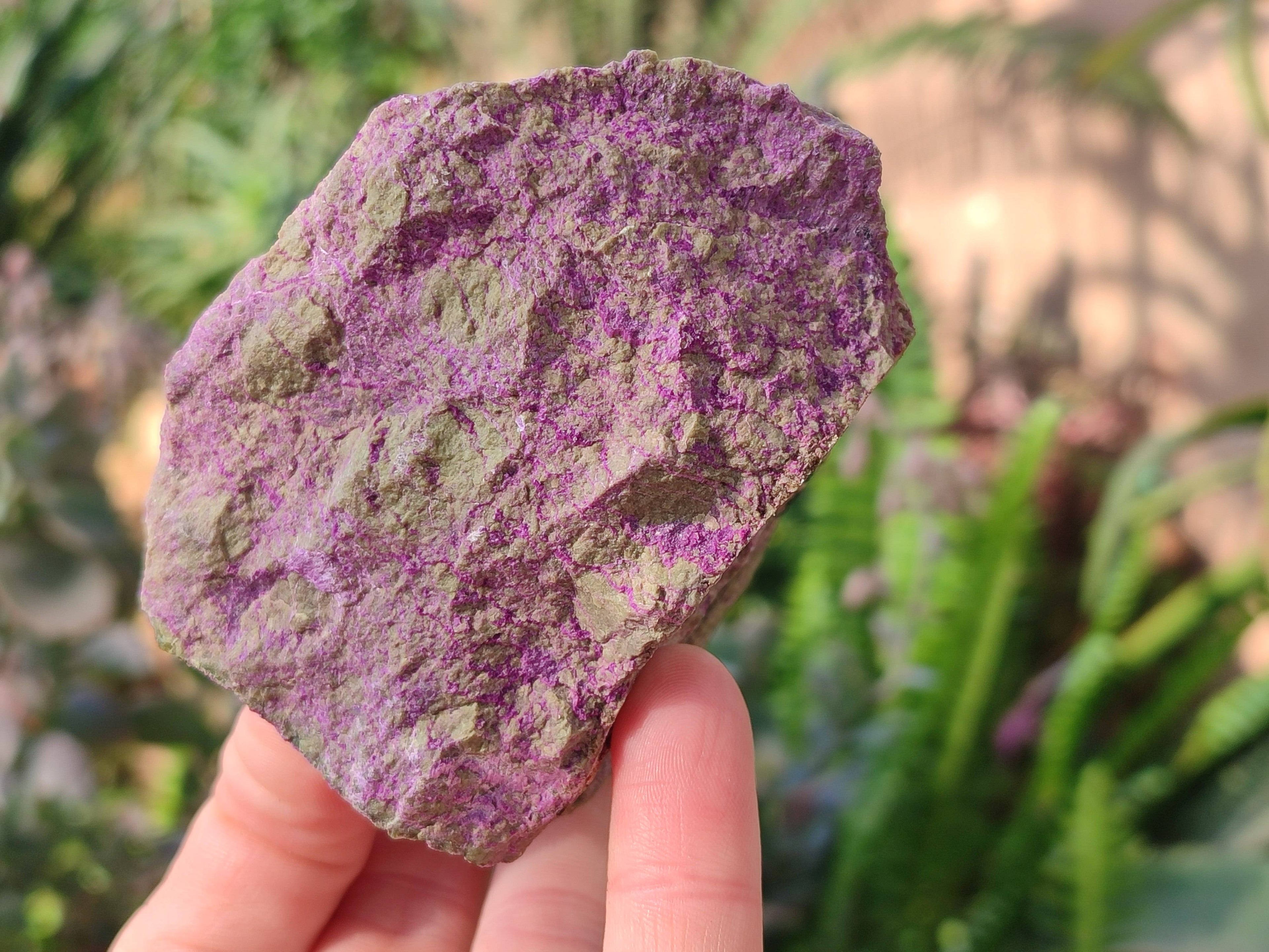 Natural Stichtite and Serpentine Specimens x 6 From Barberton, South Africa - Toprock Gemstones and Minerals 