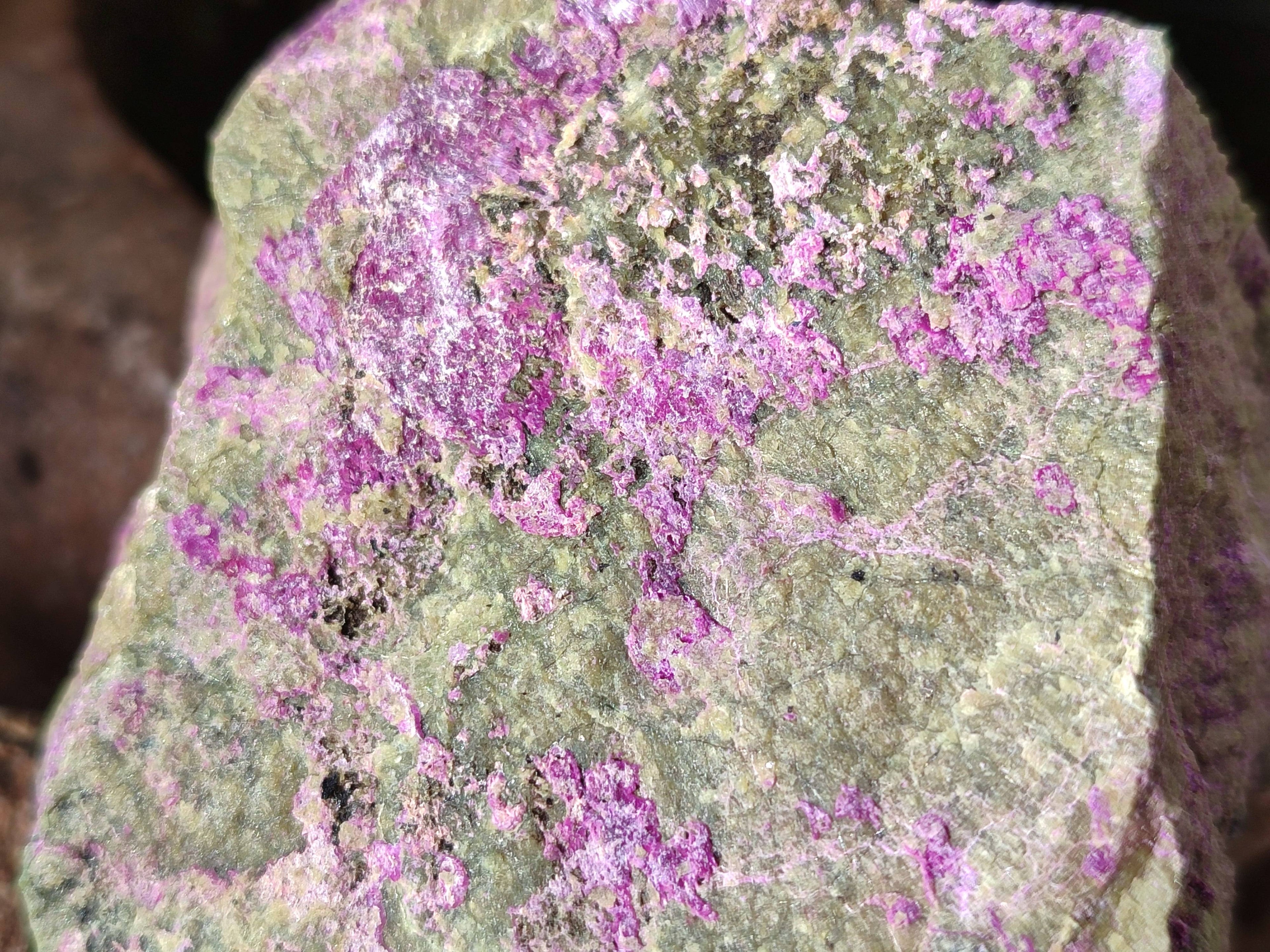 Natural Stichtite and Serpentine Specimens x 6 From Barberton, South Africa - Toprock Gemstones and Minerals 