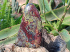 Polished Bastite Dragon Bloodstone Standing Free Forms x 3 From South Africa - Toprock Gemstones and Minerals 