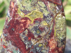 Polished Bastite Dragon Bloodstone Standing Free Forms x 3 From South Africa - Toprock Gemstones and Minerals 