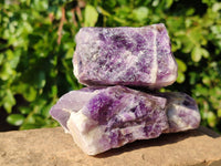 Natural Chevron Amethyst Specimens x 12 From Zambia - Toprock Gemstones and Minerals 
