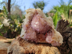 Natural Amethyst Spirit Quartz Clusters x 3 From South Africa - Toprock Gemstones and Minerals 