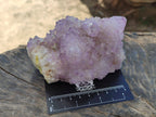Natural Amethyst Spirit Quartz Clusters x 3 From South Africa - Toprock Gemstones and Minerals 