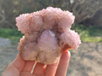 Natural Amethyst Spirit Quartz Clusters x 3 From South Africa - Toprock Gemstones and Minerals 