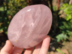 Polished Star Rose Quartz Standing Free Forms x 2 From Madagascar - Toprock Gemstones and Minerals 