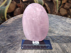 Polished Star Rose Quartz Standing Free Forms x 2 From Madagascar - Toprock Gemstones and Minerals 